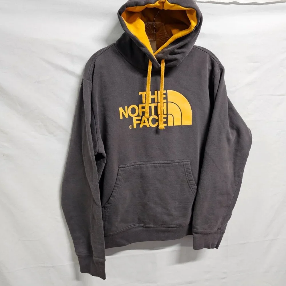 The North Face Hooded Pullover Sweatshirt Men's Size L Brown